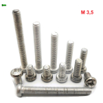 M3,5 ALUMINIOWE ŚRUBY DIN 7985