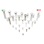 ALUMINIOWE ŚRUBY ISO 7380 M8