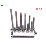 M1,6 TYTANOWE ŚRUBY GRADE 5 Ti6Al4V DIN 912