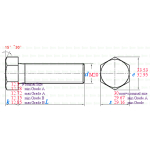 M20 TYTANOWE ŚRUBY GRADE 5 Ti6Al4V DIN 933 M20 TYTANOWE ŚRUBY GRADE 5 Ti6Al4V DIN 933