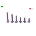 M1 TYTANOWE ŚRUBY GRADE 2 DIN 84