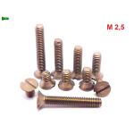 M2,5 TYTANOWE ŚRUBY GRADE 2 DIN 963