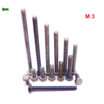 M3 TYTANOWE ŚRUBY GRADE 2 DIN 933 M3 TYTANOWE ŚRUBY GRADE 2 DIN 933