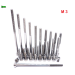 M3 TYTANOWE ŚRUBY GRADE 5 Ti6Al4V DIN 912