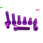 M6 ALUMINIOWE ŚRUBY DIN 912