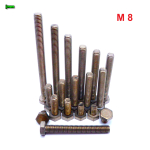 M8 TYTANOWE ŚRUBY GRADE 2 DIN 933 M8 TYTANOWE ŚRUBY GRADE 2 DIN 933