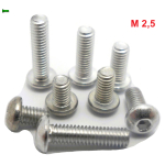 ALUMINIOWE ŚRUBY ISO 7380 M2,5