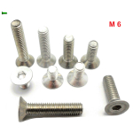 ALUMINIOWE ŚRUBY DIN 7991 M6