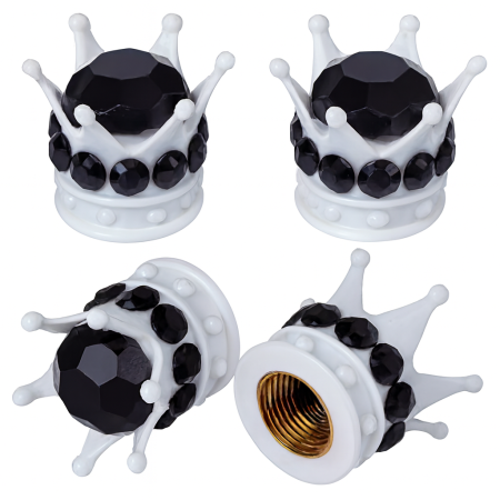 Czapki do opon kapturki na zawory samochodowe wentyle rowerowe korona 22