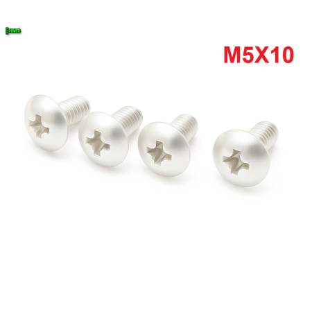 M5x10 śruba owiewki aluminiowa grzybkowa śruby owiewek aluminiowe 6061