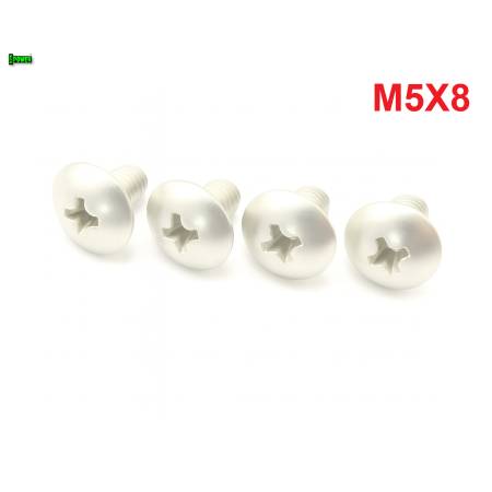 M5x8 śruba owiewki aluminiowa grzybkowa śruby owiewek aluminiowe 6061