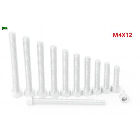 M4x12 śruba imbusowa din 912 śruba aluminiowa śruby aluminiowe 7075