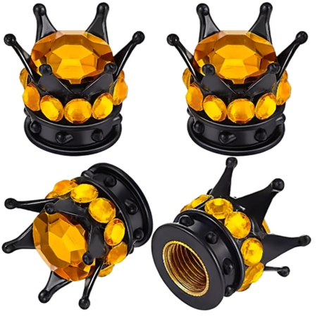 Czapki do opon kapturki na zawory samochodowe wentyle rowerowe korona 20