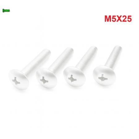 M5x25 śruba owiewki aluminiowa grzybkowa śruby owiewek aluminiowe 6061