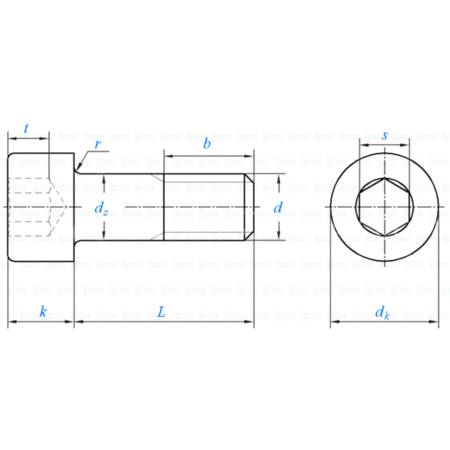 M24x45 tytanowa śruba imbusowa din 912 iso 4762 śruby tytanowe m20 grade 5