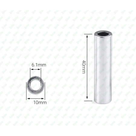 M6x40 aluminiowe przekładki tulejka maszyna cnc dystans bez gwintu v-slot