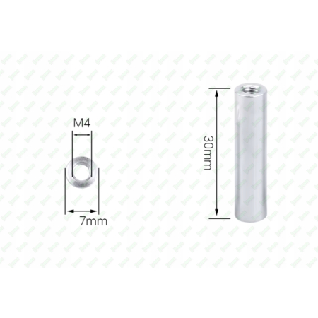 M4x30 aluminiowa tulejka dystansowa gwintowana złączna przedłużana mufa