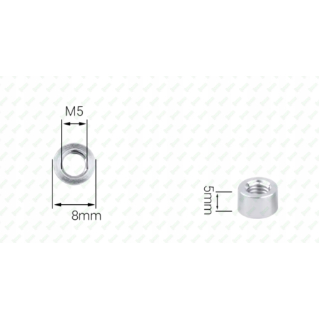 M5x5 aluminiowa tuleja dystansowa wsporniki fpv dron rc quadcopter mufa