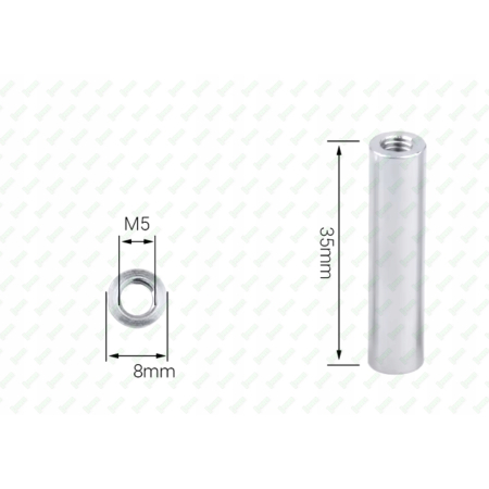 M5x35 aluminiowa tulejka dystansowa gwintowana złączna przedłużana mufa
