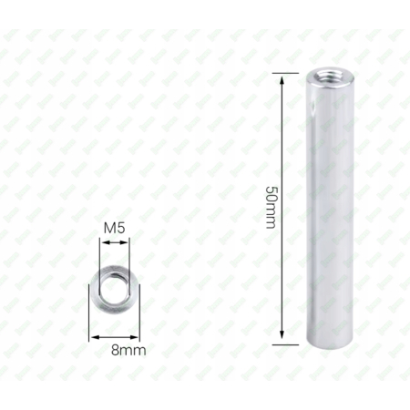 M5x50 aluminiowa tulejka dystansowa gwintowana złączna przedłużana mufa