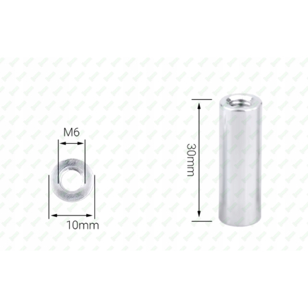 M6x30 aluminiowa tulejka dystansowa gwintowana złączna przedłużana mufa
