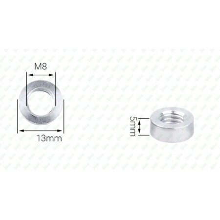 M8x5 aluminium standoffs spacers kolumna wsporniki fpv dron rc quadcopter