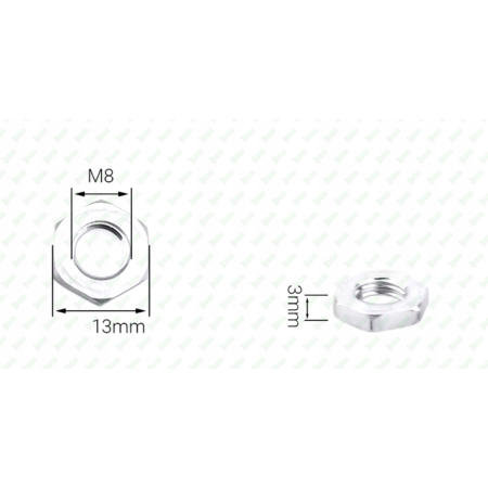 M8x3 aluminium standoff spacer m8 kolumna wsporniki fpv dron rc quadcopter