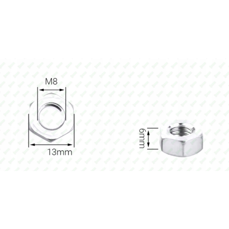 M8x6 standoff aluminium spacers m8 kolumna wsporniki fpv dron rc quadcopter