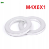Podkładka aluminiowa m4x6x1 din125 iso 7089 podkładka m4