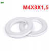 Podkładka aluminiowa m4x8x1,5 din125 iso 7089 podkładka m4