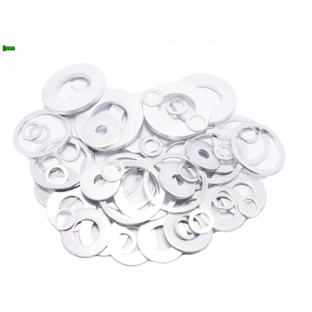 Podkładka aluminiowa m5x10x1 din125 iso 7089 podkładka m5