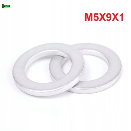 Podkładka aluminiowa m5x9x1 din7603a podkładka m5