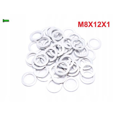 Podkładka aluminiowa m8x12x1 din7603a podkładka aluminiowa m8