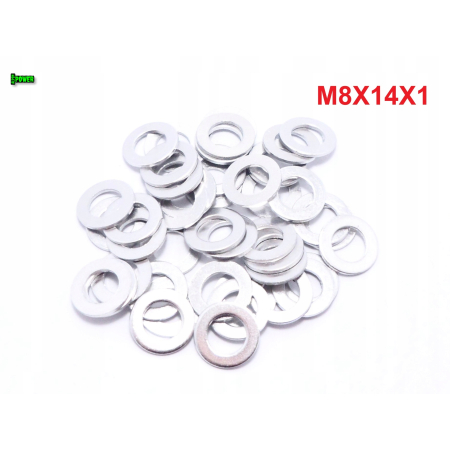 Podkładka aluminiowa m8x14x1 din7603a podkładka aluminiowa m8x14x1