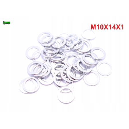 Podkładka m10x14x1 din7603a aluminiowa podkładka m10x14x1 podkładka m10