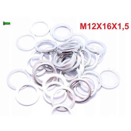 Podkładka m12x16x1,5 din7603a aluminiowa podkładka m12x16x1,5 podkładka m12