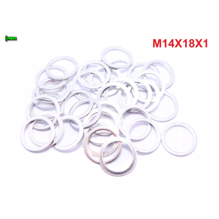 Podkładka aluminiowa m14x18x1 din7603a podkładka aluminiowa m14