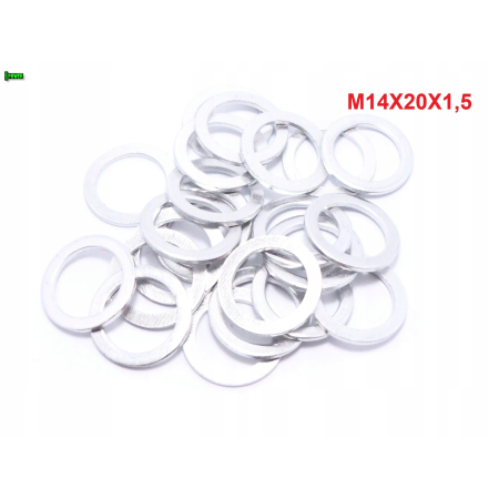 Podkładka aluminiowa m14x20x1,5 din7603a podkładka 9956-41-400 995641400