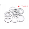 Podkładka aluminiowa m22x28x1,5 din7603a podkładka m22x28x1,5 mm m22