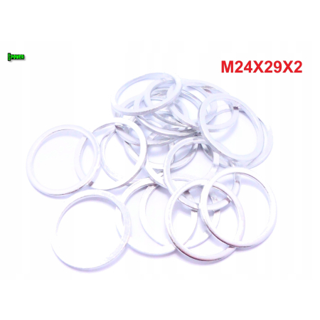 Podkładka aluminiowa m24x29x2 din7603a podkładka m24x29x2 podkładka m24