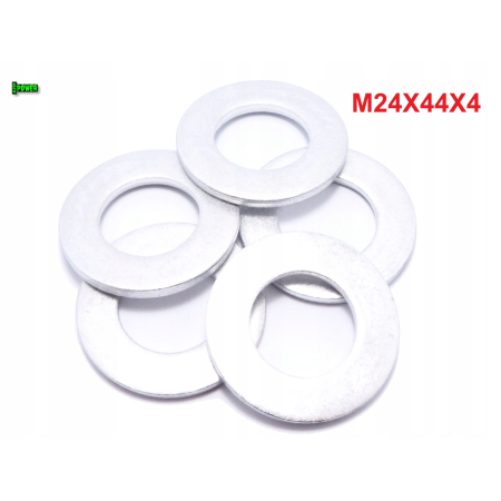 Podkładka m24x44x4 din125 iso 7089 podkładka aluminiowa m24