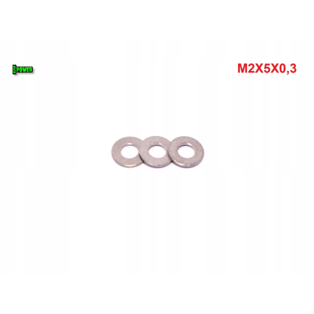 Podkładka m2x5x0,3 din125 iso 7089 tytanowa grade 2