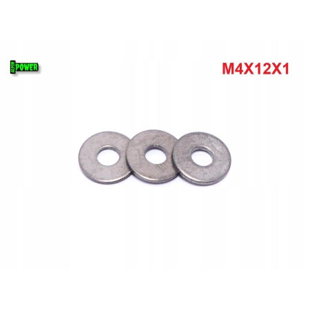 Podkładka m4x12x1 din 9021 tytanowa podkładka m4 tytan grade 2