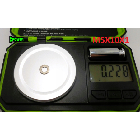 Podkładka m5x10x1 din125 iso 7089 tytanowa tytan grade 2