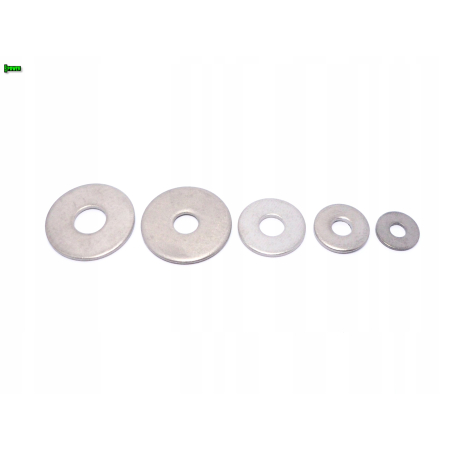 Podkładka m5x10x1 din125 iso 7089 tytanowa tytan grade 2