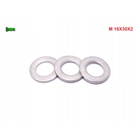 Podkładka m16x30x2 din125 iso 7089 tytanowa podkładki tytanowe grade 2