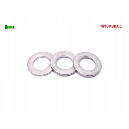 Podkładka m16x30x3 din125 iso 7089 tytanowa tytan grade 2