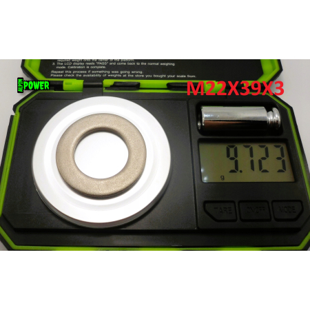 Podkładka m22x39x3 din125 iso 7089 tytanowa tytan grade 2