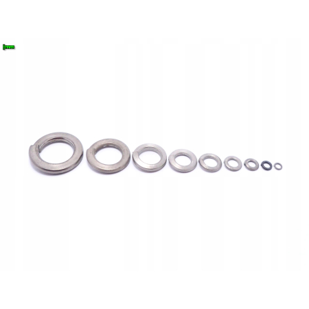 Podkładka sprężysta m12 din127 tytanowa tytan grade 2