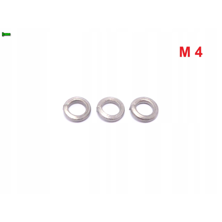 Podkładka sprężysta m4 gb93 tytan grade 2 podkładka tytanowa grade 2